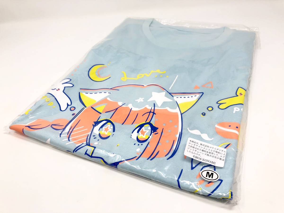 ポップンミュージック Bemani RockフェスTシャツ Lサイズ 新品】pop'n music 書き下ろしTシャツ ミミニャミ BEMANI ROCK FES'16