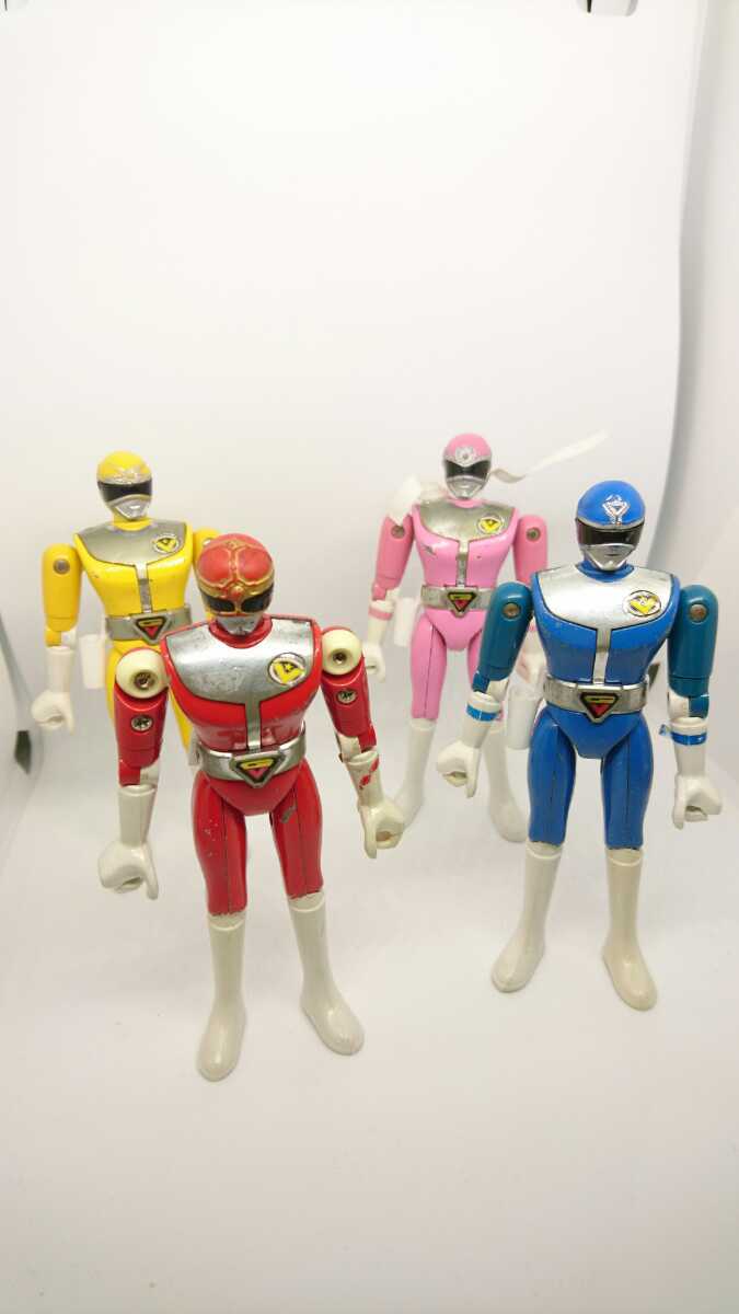 大戦隊ゴーグルファイブ4体セット超合金ポピー当時物287