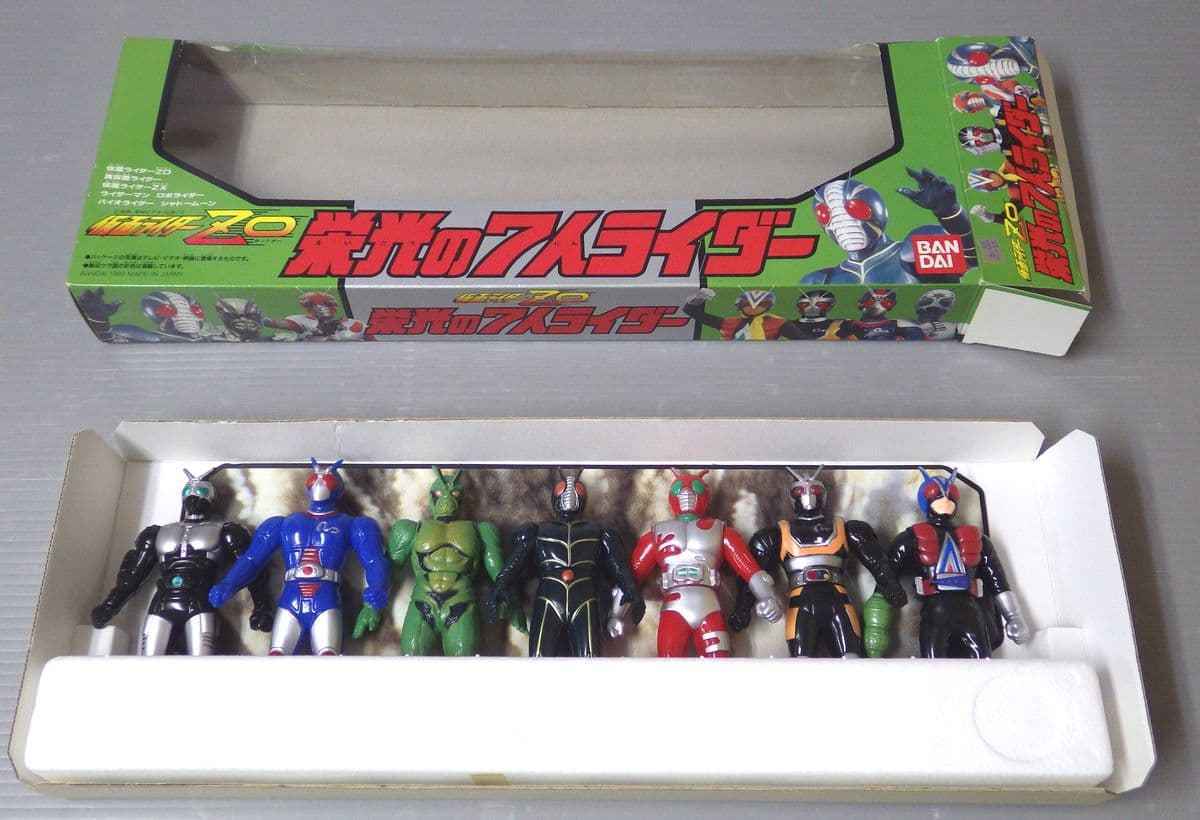 フィギュア】仮面ライダーZO 栄光の7人ライダー 計7体セット◇バンダイ