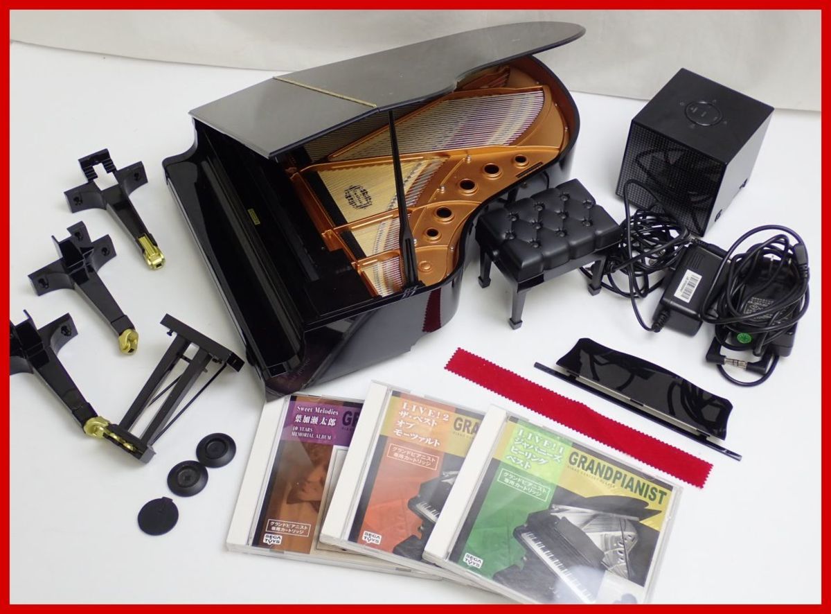 ★SEGA TOYS/セガトイズ グランドピアニスト with YAMAHA NXA01/外箱・カートリッジ付き/楽器玩具/動作品
