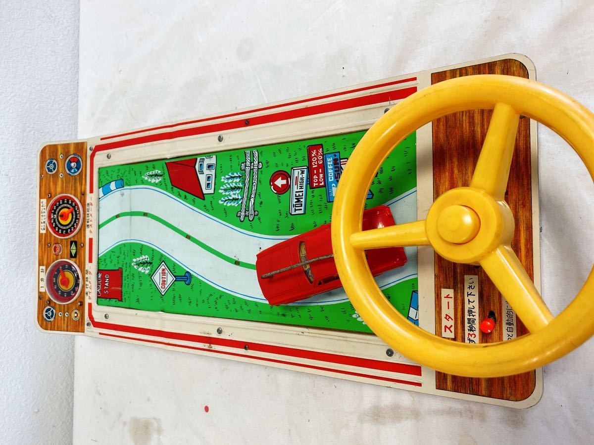 Cj2 Bandai バンダイ ドライブゲーム ハイウェイドライブ 腕くらべ 車 運転 ハンドル 中古 現状品 動作未確認 の落札情報詳細 ヤフオク落札価格情報 オークフリー スマートフォン版
