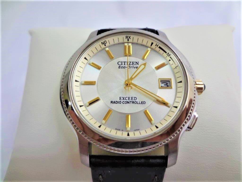 シチズン CITIZEN Eco-Drive EXCEED H410-T009000 メンズ腕時計 デイト