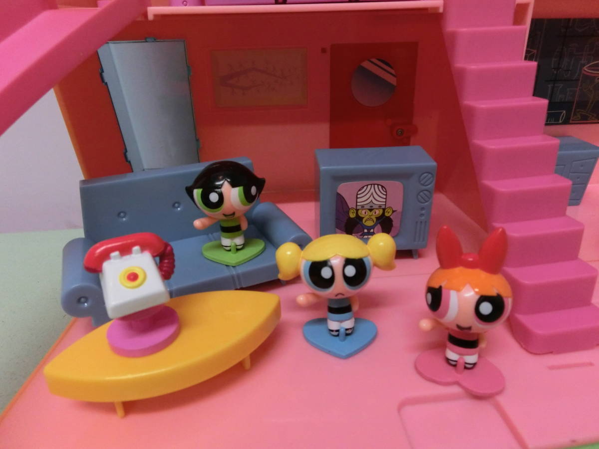 パワーパフガールズ すてきいっぱいハウス コレクションフィギュア