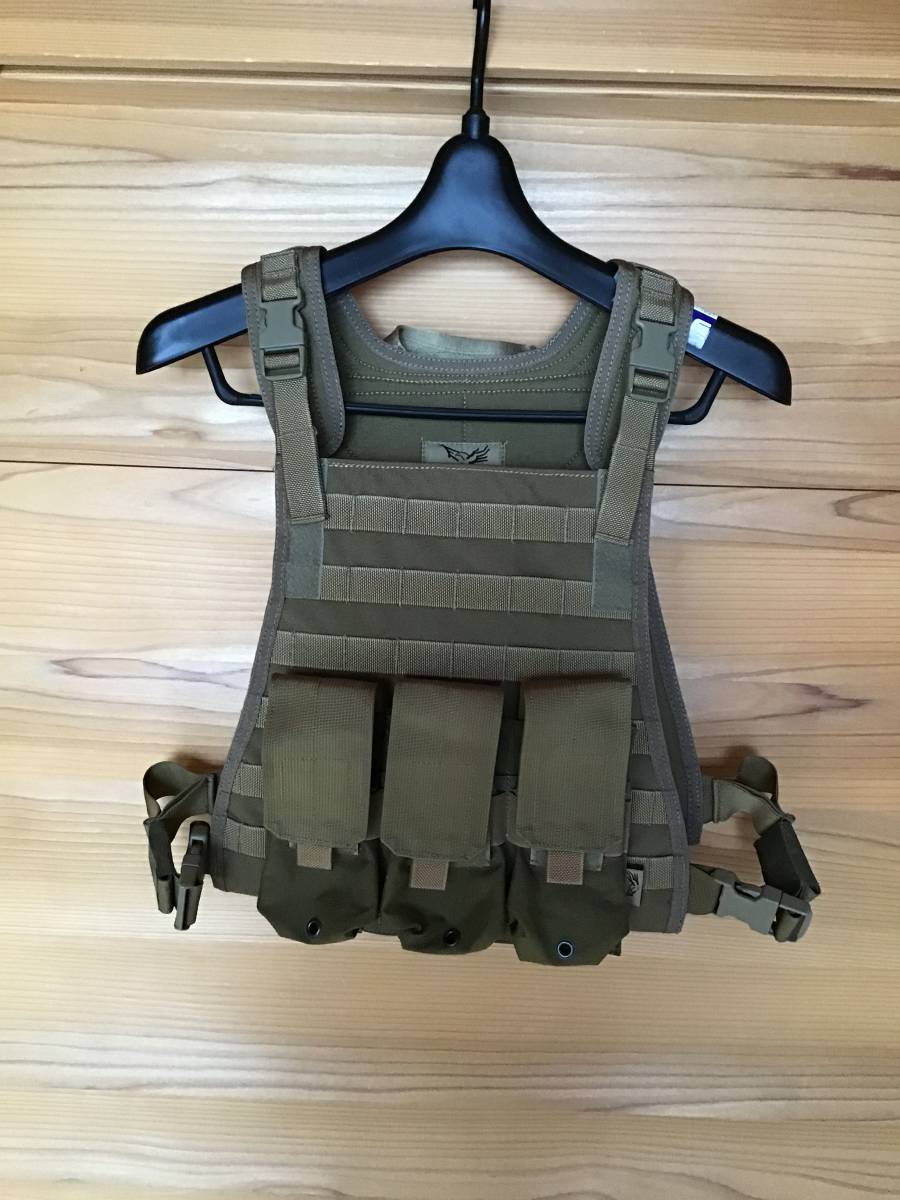 プレートキャリア ポーチ&ワッペン付き コヨーテブラウン イラク軍