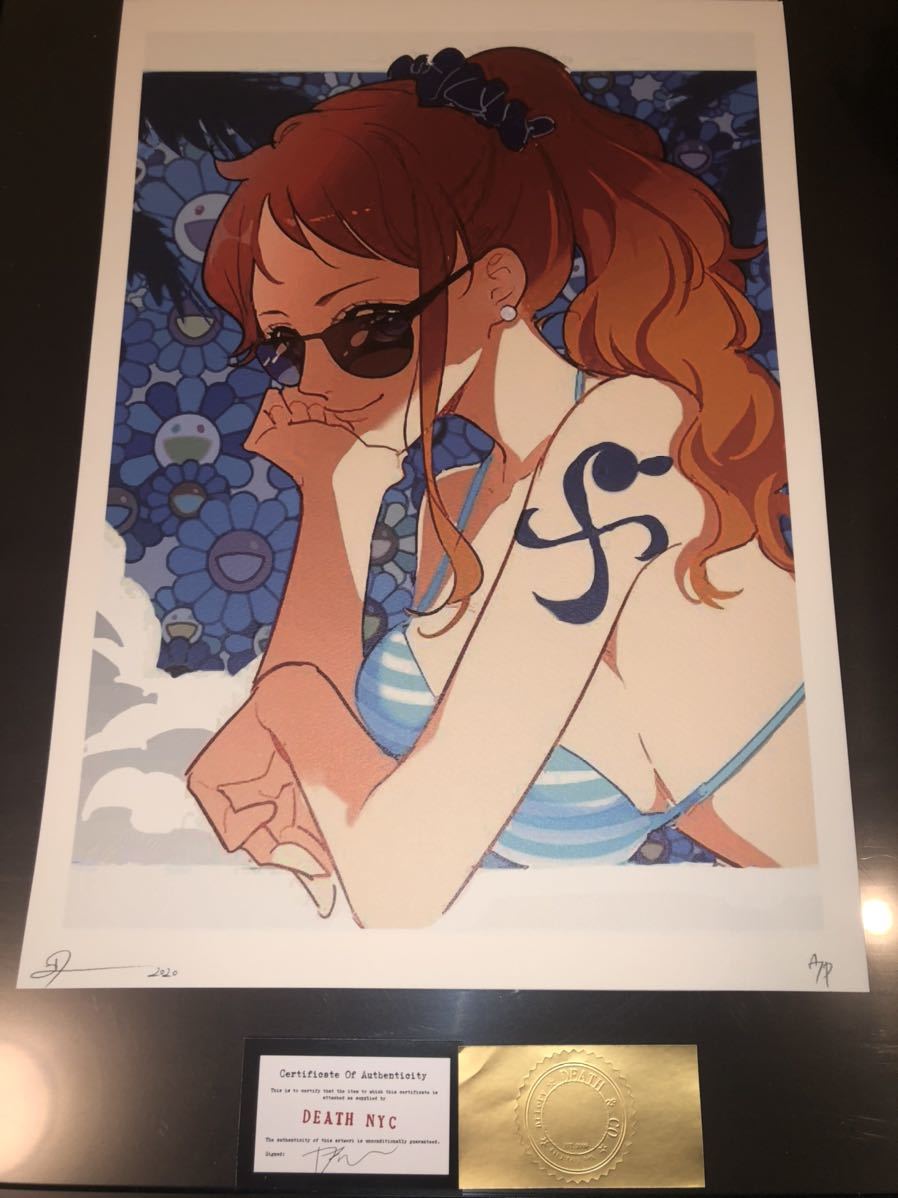 新品 世界限定100枚 A P版 Louis Vuitton Supreme One Piece ナミ 村上隆 アート 絵画 絵 の落札情報詳細 ヤフオク落札価格情報 オークフリー スマートフォン版