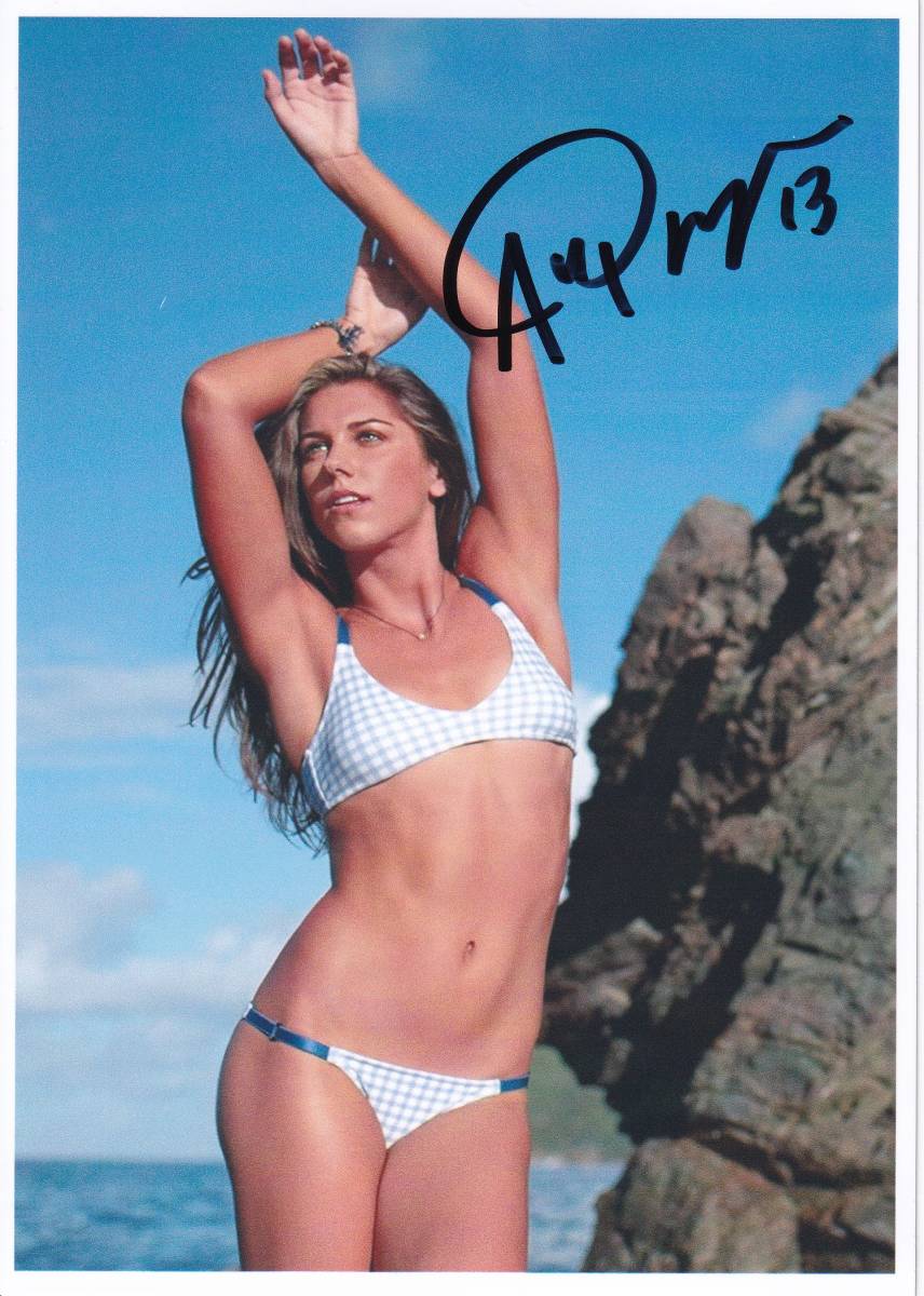 アメリカ女子サッカー代表 アレックス・モーガン 証明書付き 直筆サイン入りフォト 2L判 サイズ127㎜×178㎜】アレックス・モーガン☆直筆サイン入り写真