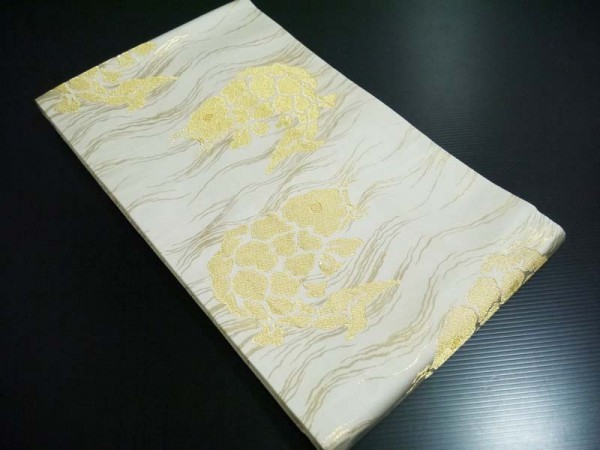 美品 リサイクル 丸帯 正絹 織り柄 白地 荒磯 鯉 魚柄 金糸 着物 和装 着付け 呉服 古布 リメイク 材料 タペストリー Kimono の落札情報詳細 ヤフオク落札価格情報 オークフリー スマートフォン版 美品 リサイクル 丸帯 正絹 織り柄 白地 荒磯 鯉 魚柄 金糸 着物 和装 着付け 呉服 古布 リメイク 材料 タペストリー Kimono の落札情報詳細 ヤフオク落札価格情報 オークフリー スマートフォン版