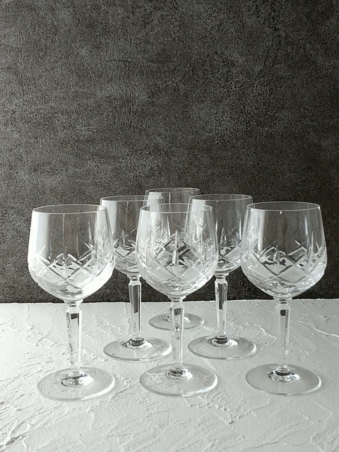 クリスタルのワイングラス6脚セット クリスタルガラス ハンドカット 切子 高級ワイングラス シェリー酒 ポートワイン ブランデーグラス の落札情報詳細 ヤフオク落札価格情報 オークフリー スマートフォン版