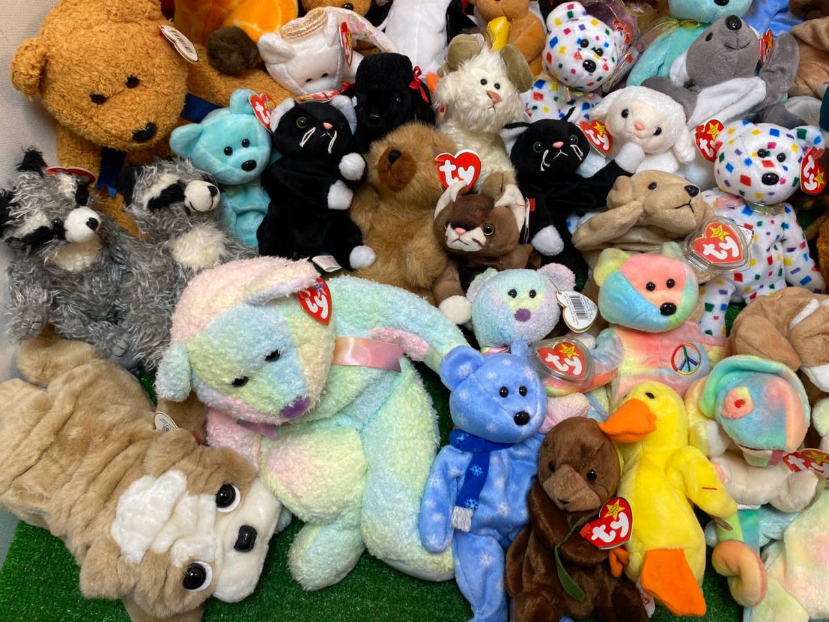 Ry26 140 Ty ビーニーベイビーズ Beanie Babies ビーニーズ 動物 かわいい 海外 ぬいぐるみ 大量 まとめて の落札情報詳細 ヤフオク落札価格情報 オークフリー スマートフォン版