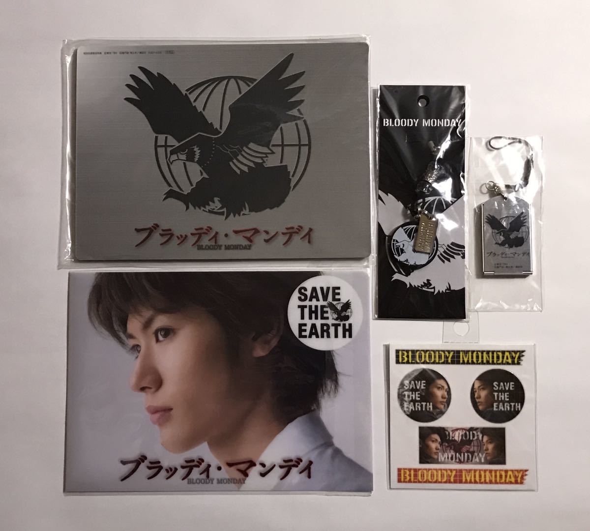 三浦春馬　【新品】ブラッディ・マンデイ　ミニクリアファイル&amp;マウスパッド 三浦春馬 ブラッディ・マンデイ ミニクリアファイル&マウスパッド