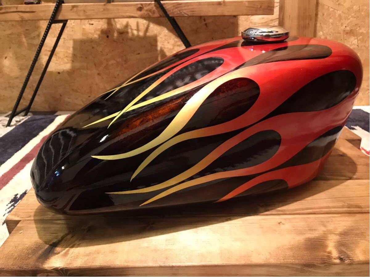 スポーツスター ガソリンタンク 883 harley 燃料タンク フレイムス