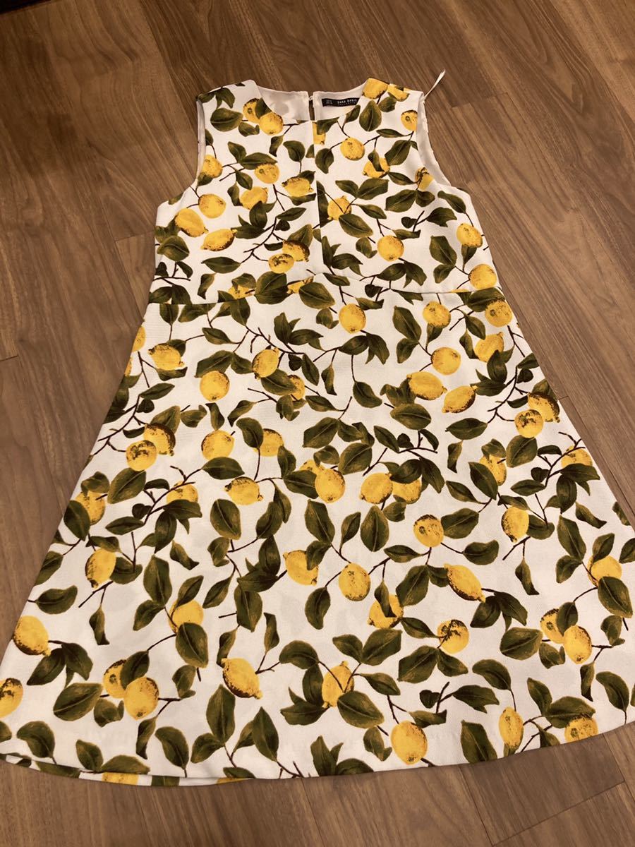 Zara ザラ ワンピース レモン ワンピ Sサイズ の落札情報詳細 ヤフオク落札価格情報 オークフリー スマートフォン版