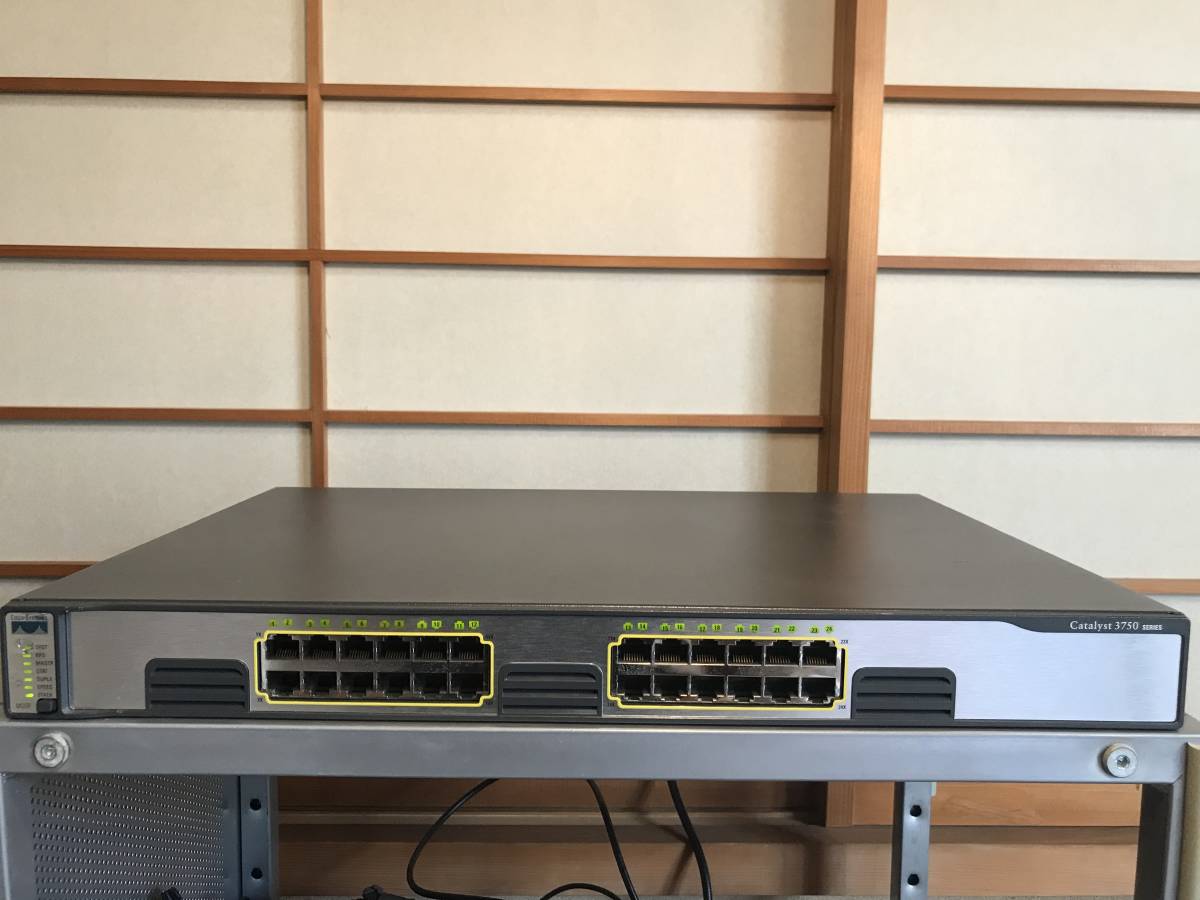 【ipservicesライセンス適応済】 Cisco シスコ L3SW ipservicesライセンス適応済】 Cisco シスコ L3SW（ipservices