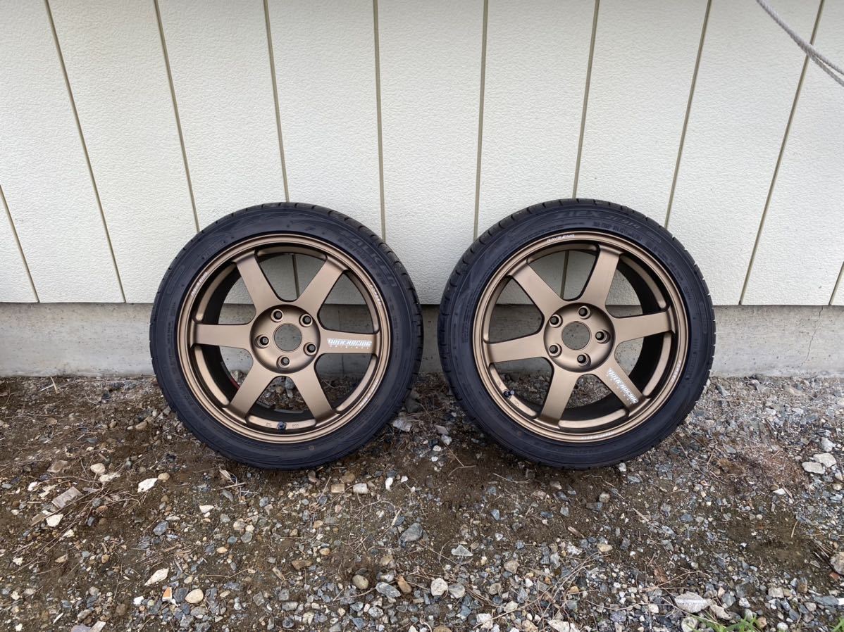 RAYS レイズ TE37 SAGA ブロンズ 17インチ 8.5J+52 5H 114.3 特注