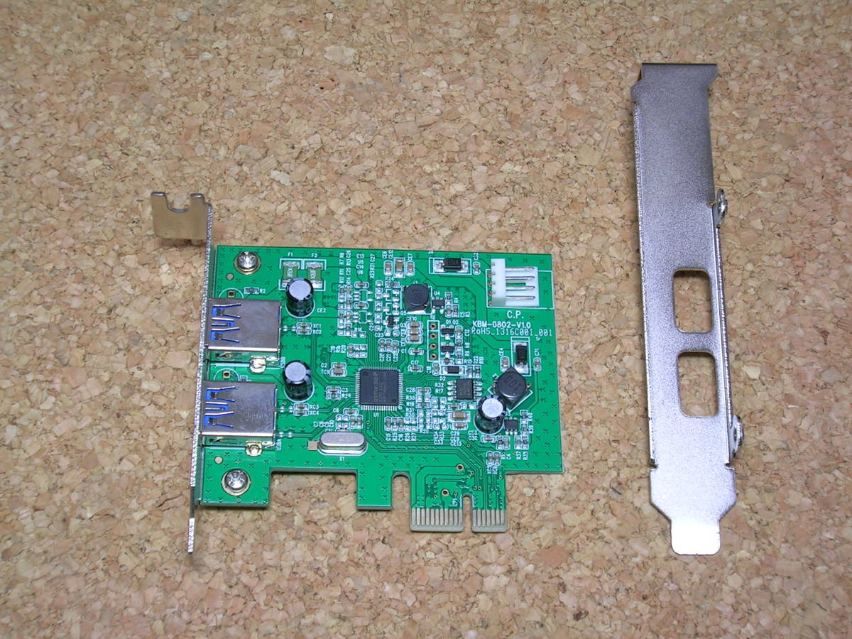 USB3．0増設ボード KBM-0802-V1.0 (ASMEDIA ASM1042)の落札情報詳細 - ヤフオク落札価格検索 オークフリー