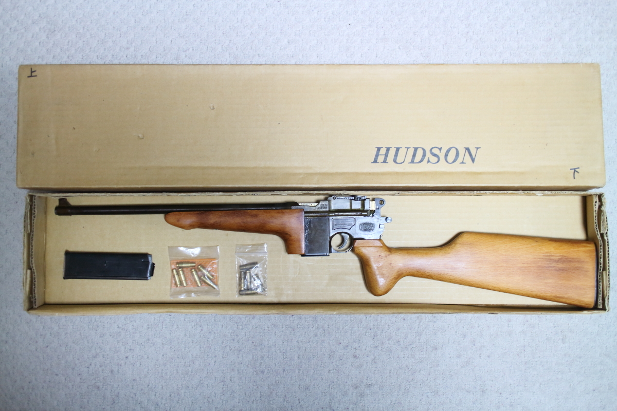 HUDSON モーゼルカービン 14.5インチ・バレル SMG金属モデルガン』の