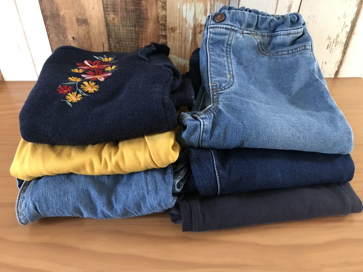 子供服 女の子 130 140サイズ ワンピ セーター ジーンズ パンツ 6点セット ユニクロ Gu無印 中古品 の落札情報詳細 ヤフオク落札価格情報 オークフリー スマートフォン版