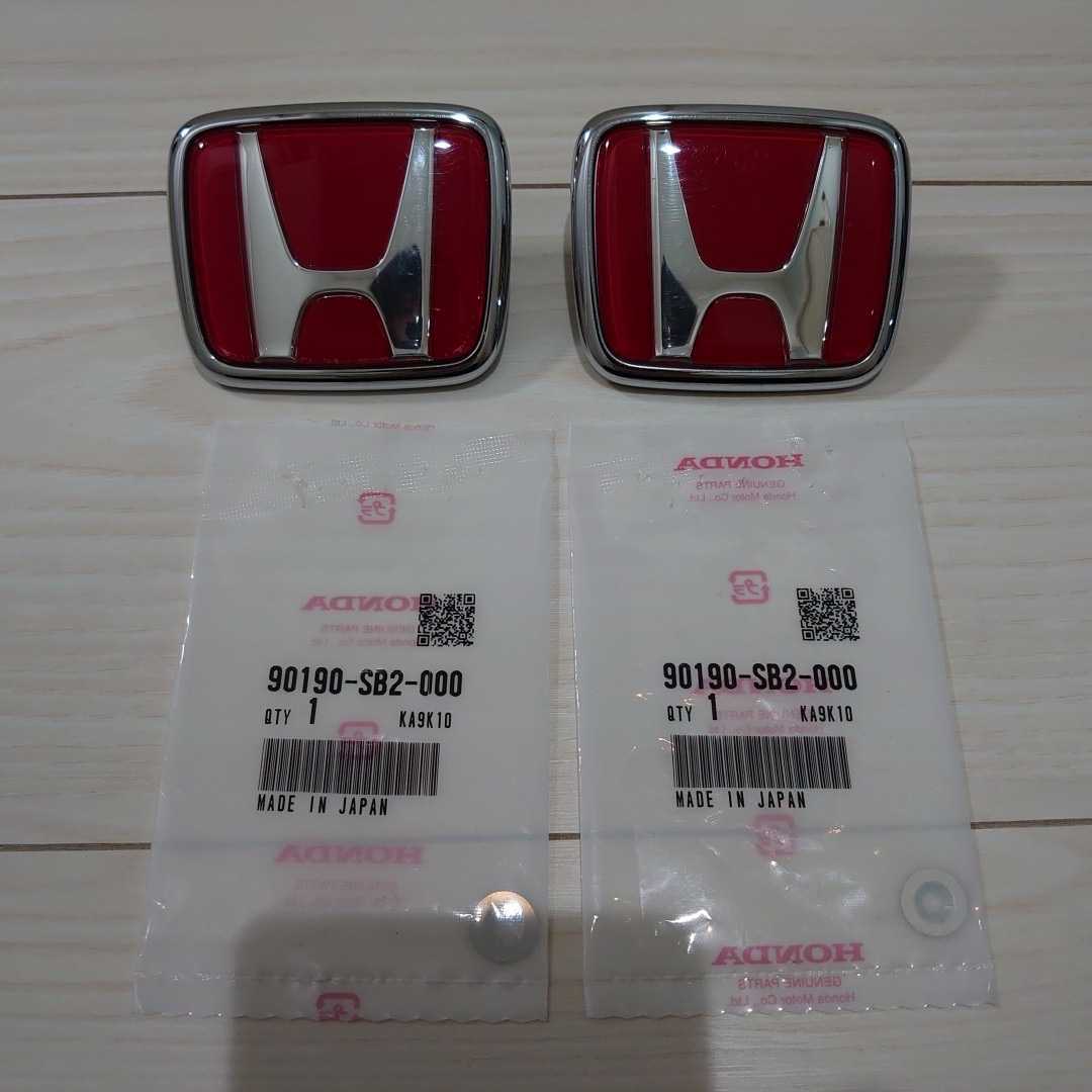 ホンダ純正□Hエンブレム(赤)/S2000 他