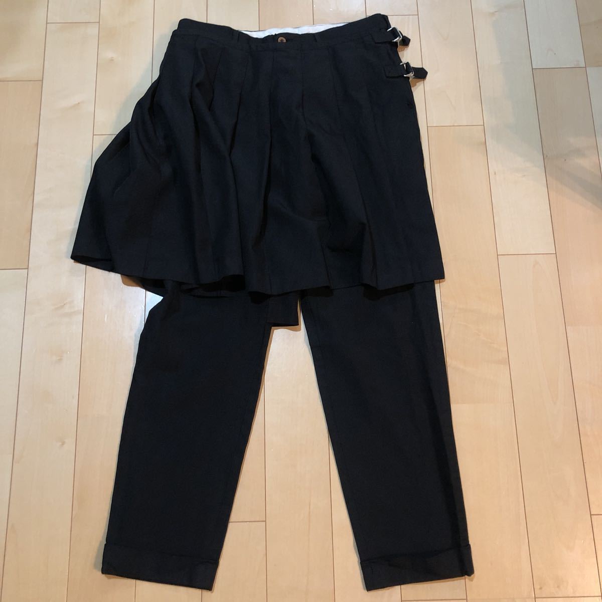 コムデギャルソンオムプリュスポリ縮パンツ COMME des GARCONS HOMME