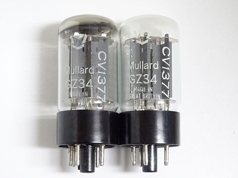 真空管 GZ34 MULLARD 2本 □□Mullard CV1377 GZ34 真空管2本 真空管 GZ34 MULLARD 2本 □□Mullard CV1377 GZ34 真空管2本
