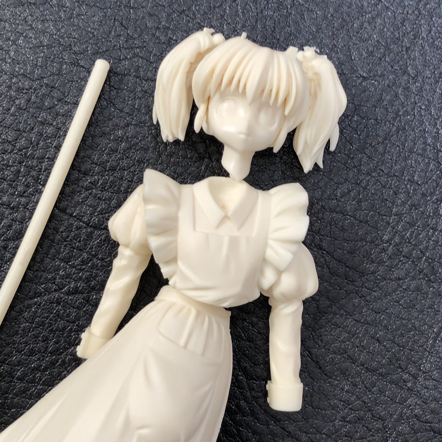 1 8 ガレージキット ほうきの女のコ２ 美少女 メイド服 ツインテール ショートカット 髪型2種 ガレキ レジン キャスト フィギュア の落札情報詳細 ヤフオク落札価格情報 オークフリー スマートフォン版