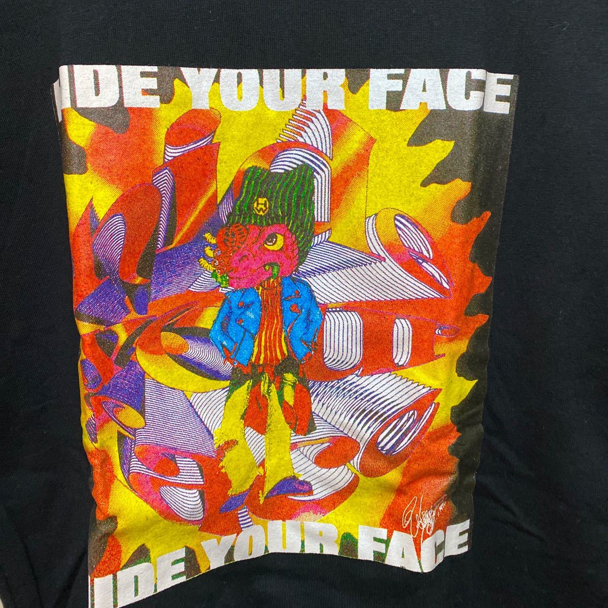 値下げ】hide HIDE YOUR FACE オフィシャルグッズTシャツ LEMONedの
