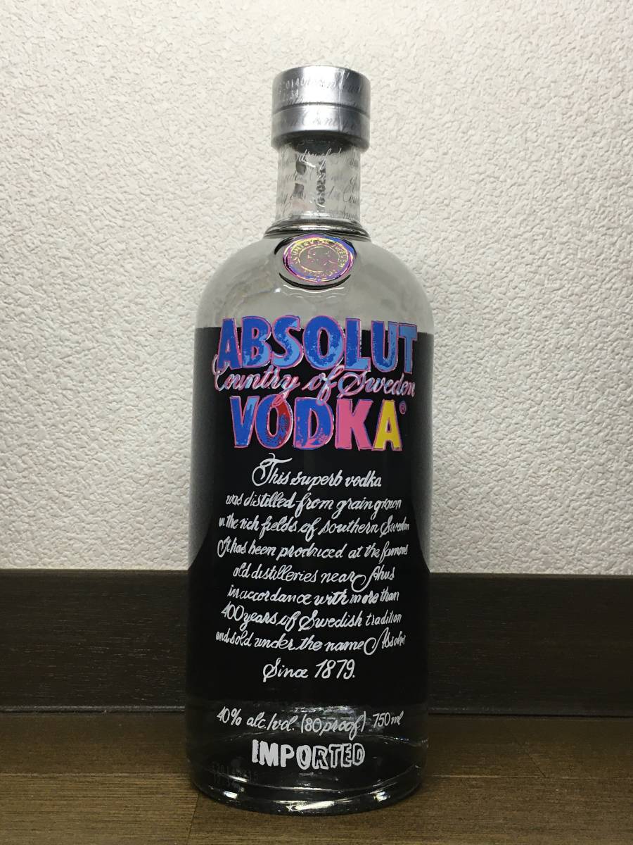 アブソルートウオッカABSOLUT WARHOLアンディウオホールアート アブソルートウオッカABSOLUT WARHOLアンディウオホールアート