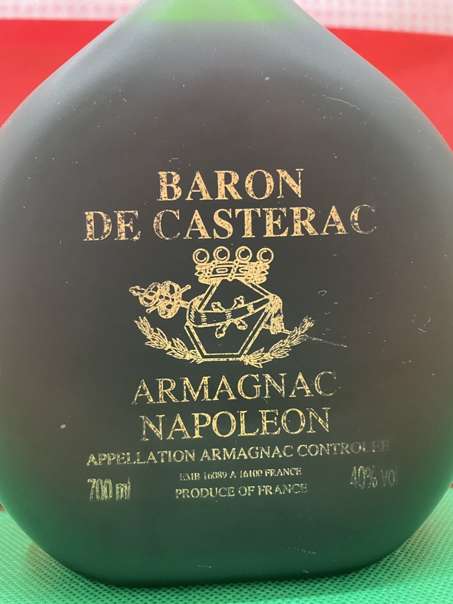 新品】【未開栓】BARON DE CASTERAC バロン ARMAGNAC アルマニャック  