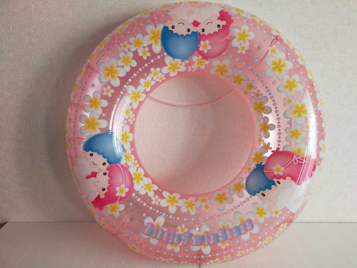 1998年 キキララ 浮き輪 90×90 星形 サンリオ リトルツインスターズ Amazon.co.jp: 1998年 特大 キキララ 浮き輪 90×90 星形 リトル