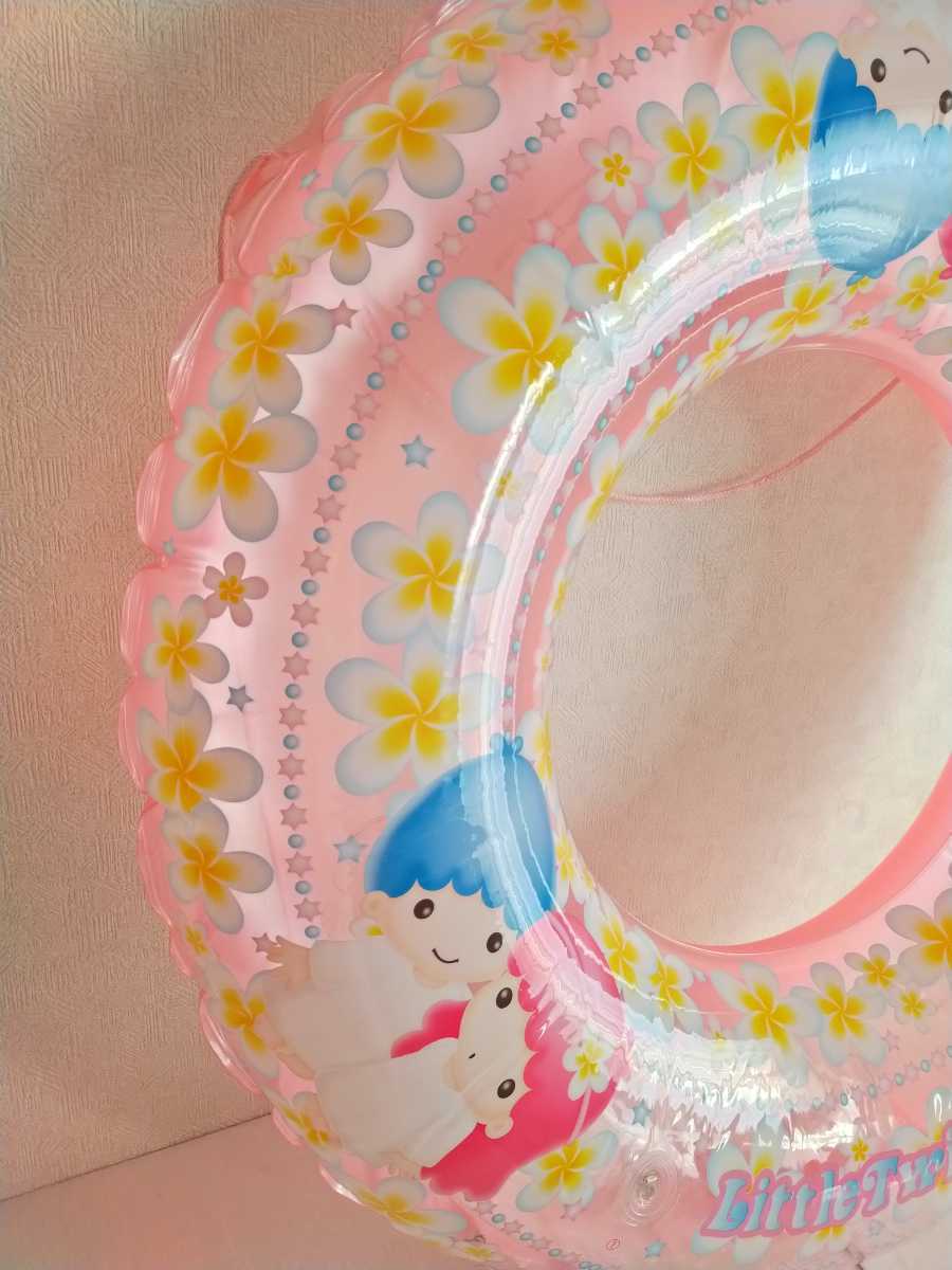 ☆サンリオ リトルツインスターズ キキララ 浮き輪 100cm☆の落札情報