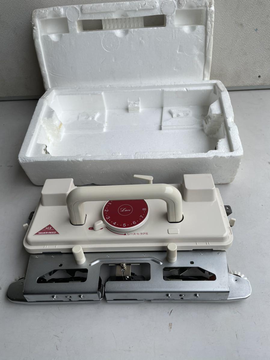 SILVER REED レースキャリジ　LC2　シルバー編機【ジャンク】 レースキャリジ SILVER REED LC2 シルバーリード シルバー精工 編み機