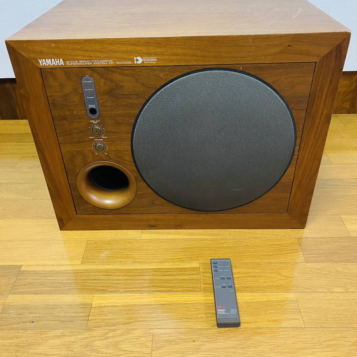 YAMAHA　ヤマハ　YST-SW105　サブウーファー 中古】YAMAHAヤマハ サブウーファーシステム YST-SW105の通販 by