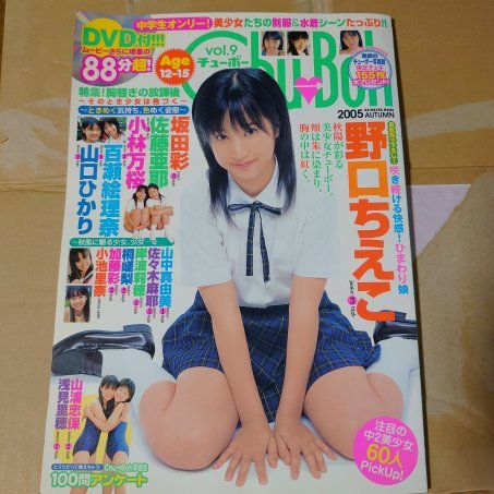Chu Bohチューボー Vol 9 中学生グラビア誌 野口ちえこ １３人 Dvd難有 の落札情報詳細 ヤフオク落札価格情報 オークフリー スマートフォン版