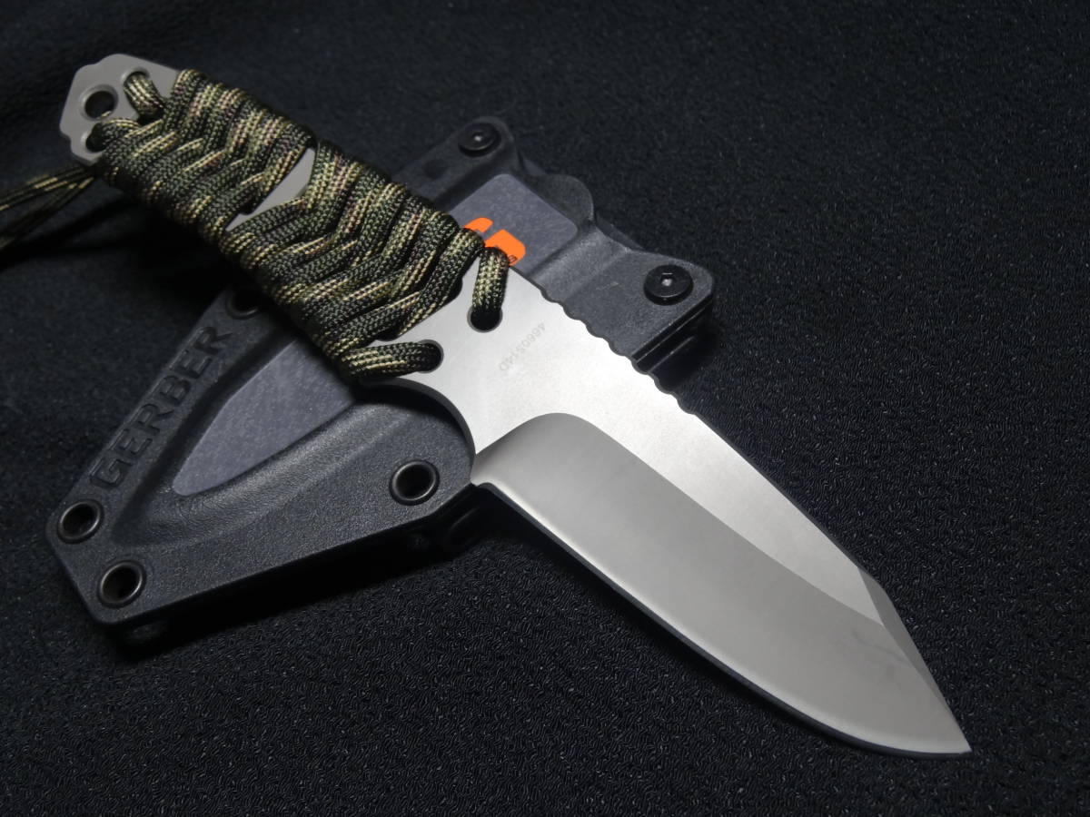 新品】□ GERBER社製・ベア・グリルス・サバイバルナイフ・パラコード