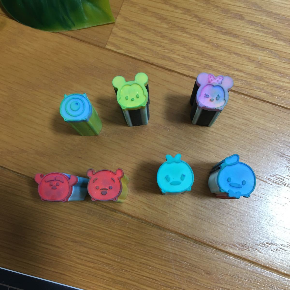 消しゴムはんこNo.333 ちびくまとジンジャークッキー