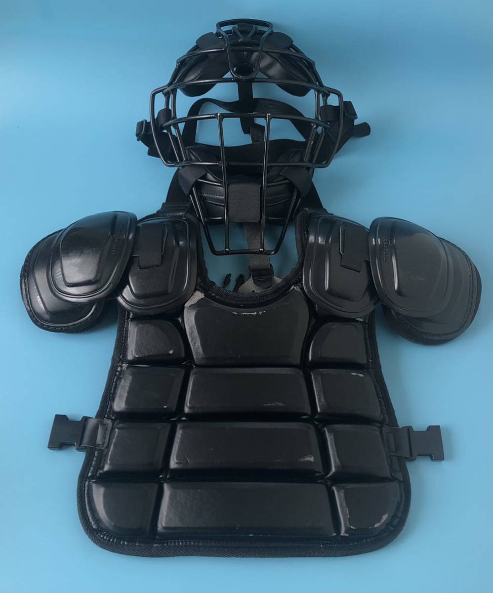 ベルガード 審判用 マスク(UM460VK) インサイドプロテクター(UP775S)の