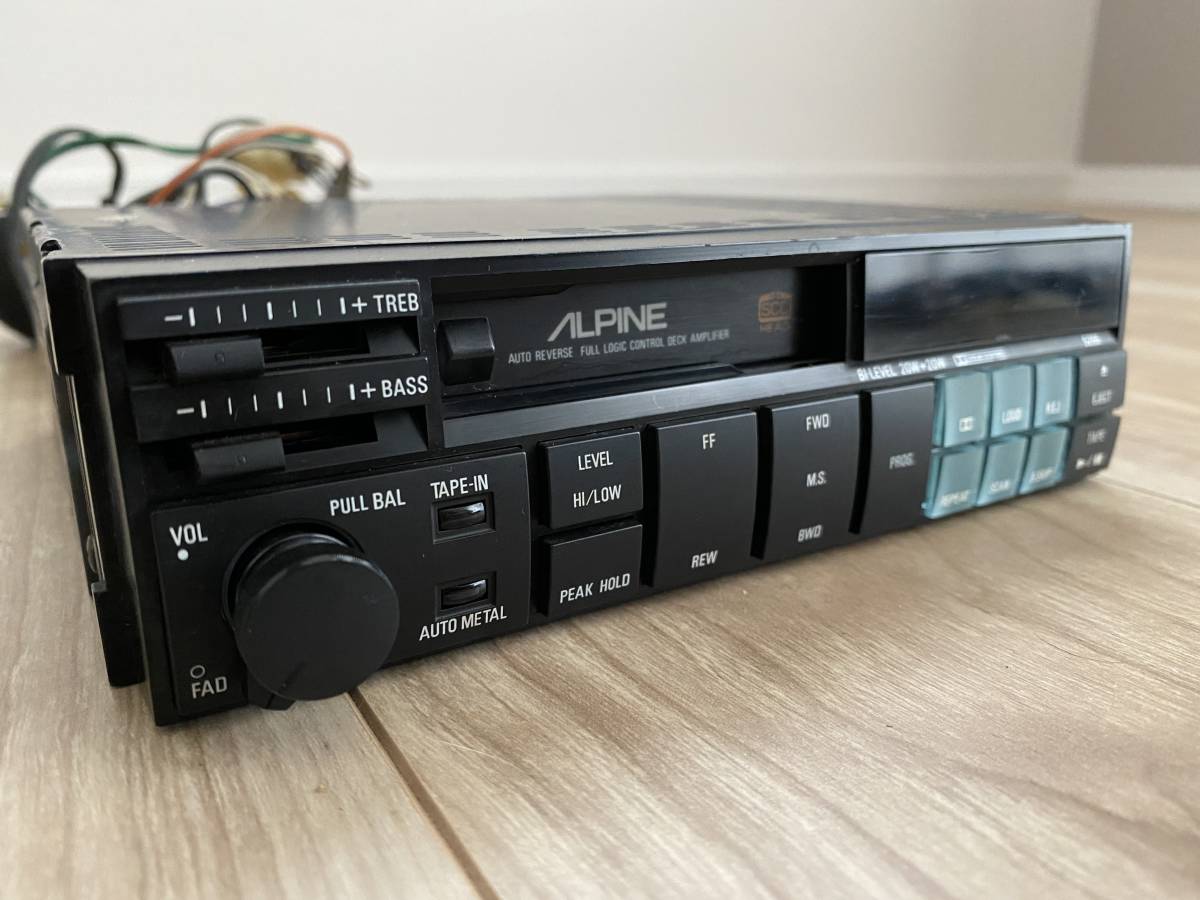 アルパイン ALPINE 5255 カセットデッキ カーコンポ レトロ 旧車の落札
