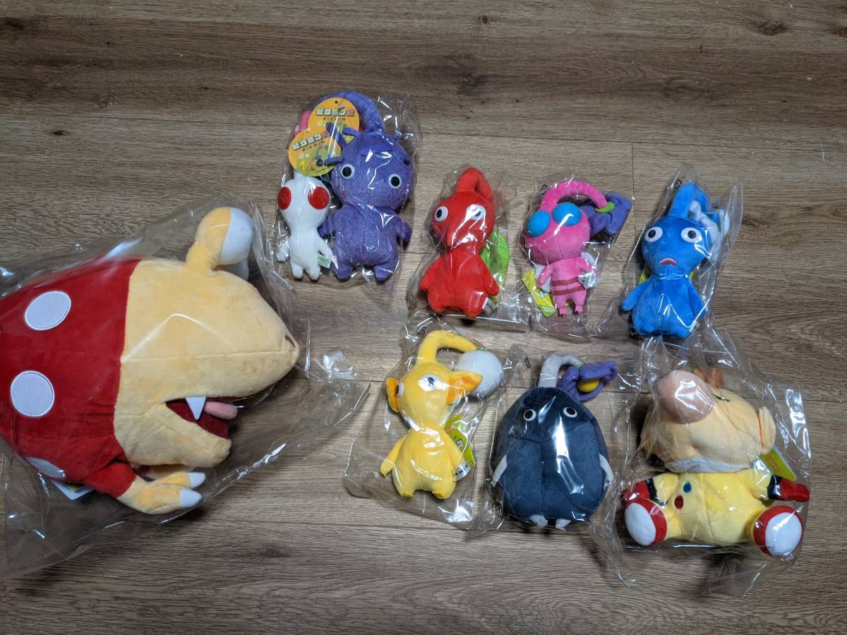 新品 新品 送料無料 ピクミン ぬいぐるみ フィギュア ルーイを除く全種類セット 9点セット コンプリート の落札情報詳細 ヤフオク落札価格情報 オークフリー スマートフォン版