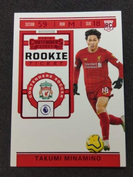 2019-20 Panini CHRONICLES Contenders Rookie Ticket TAKUMI MINAMINO