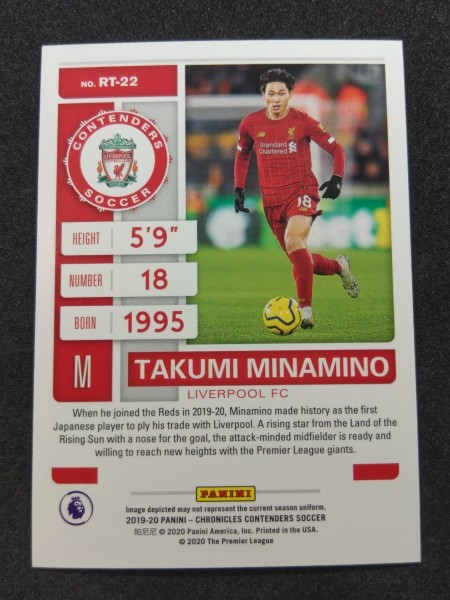 2019-20 Panini CHRONICLES Contenders Rookie Ticket TAKUMI MINAMINO
