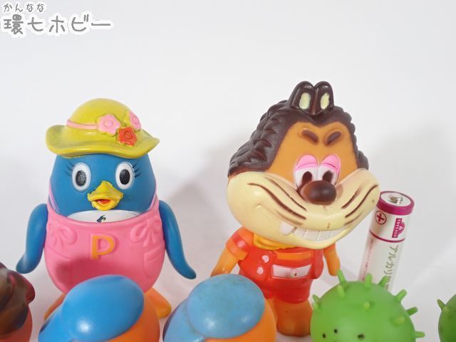 ML947◇当時物 こんなこいるかな ぺろ みゃー にこにこぷん ソフビ