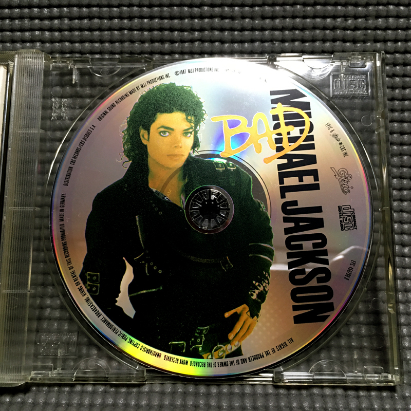 Michael Jackson - Bad 【Picture disc CD】 ピクチャー レーベル