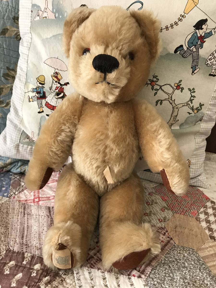 イギリスチャドバレーの可愛いテディベア 1950年代 Chad Valley の落札情報詳細 ヤフオク落札価格情報 オークフリー スマートフォン版