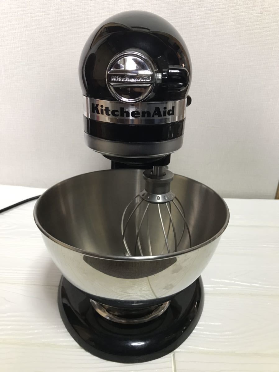 キッチンエイド スタンドミキサー KitchenAid 9KSM160FGOB 本体美品
