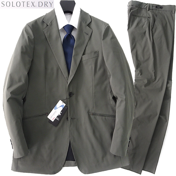 新品 新品 Descente デサント Solotex Dry ストレッチ セットアップ スーツ A5 M カーキ J 高機能 春夏 メンズ ビジネス の落札情報詳細 ヤフオク落札価格情報 オークフリー スマートフォン版
