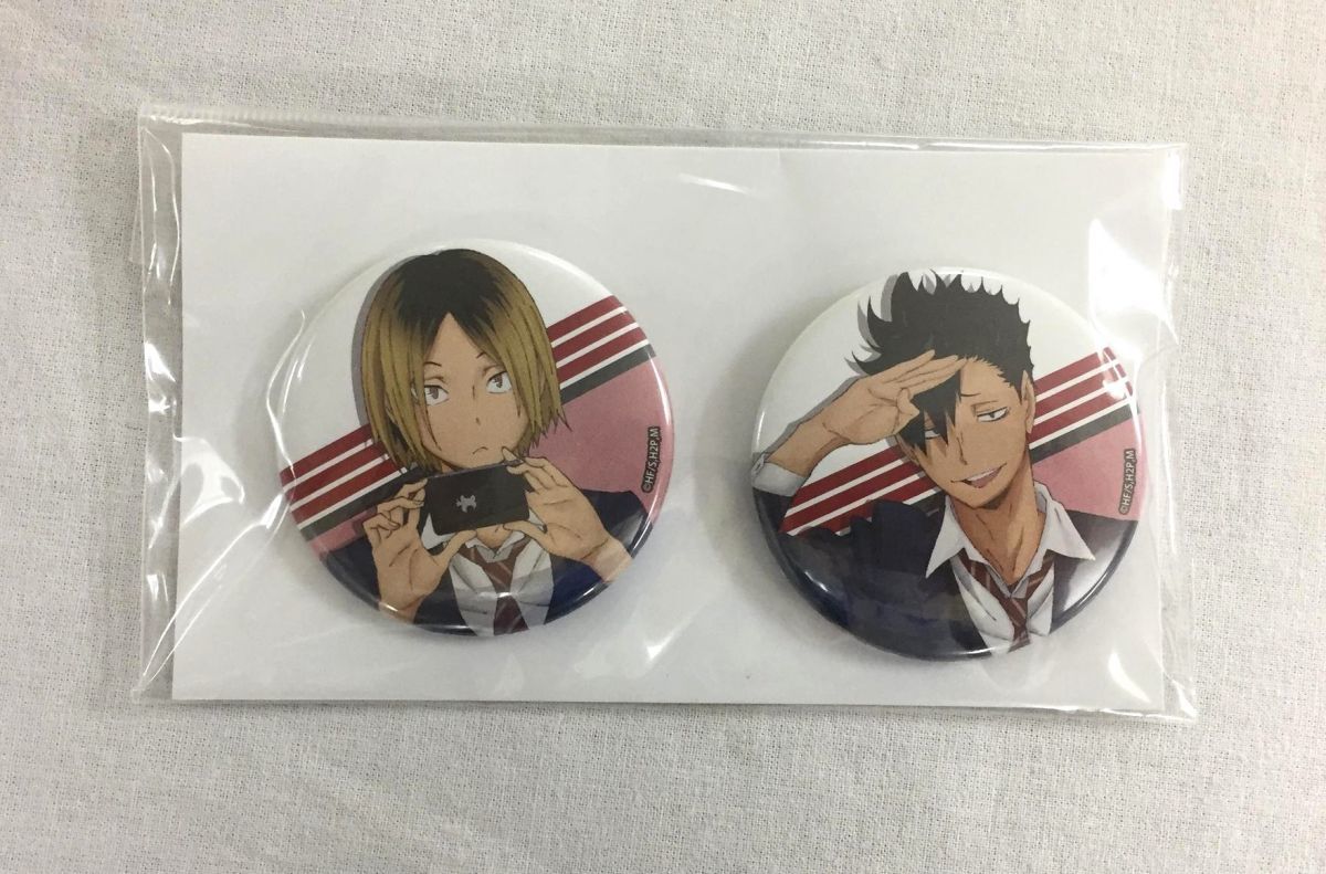 ハイキュー アニメ原画展 in 東京スカイツリー 黒尾鉄朗 缶バッジ2個セット ☆ 黒尾鉄朗 ハイキュー!! アニメ原画展 IN スカイツリー 多し