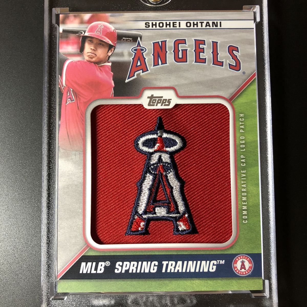 大谷翔平 2021 MLB キャップロゴパッチカード MLB 大谷翔平 ドジャース キャップ 【海外限定】バッティング