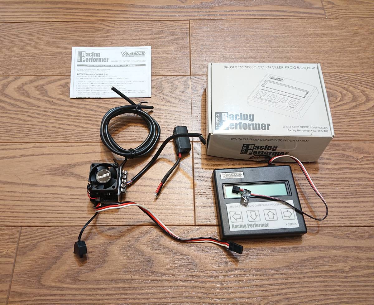 ヨコモ レーシングパフォーマーアンプ＆プログラムカード元箱説明書あり。 ヨコモ レーシングパフォーマーアンプ＆プログラムカード元箱