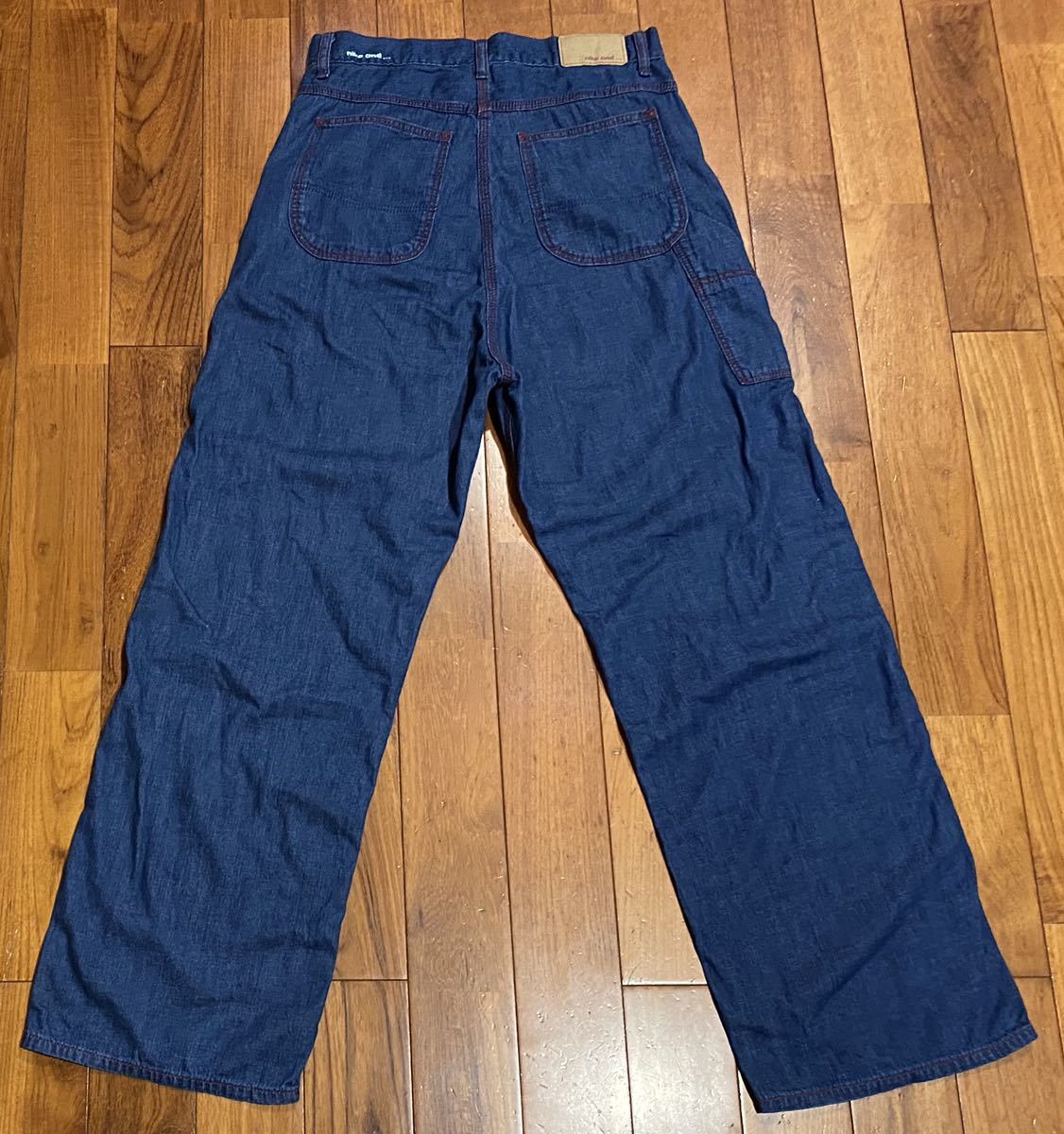 □niko andJeans□ニコアンドのペインターデニムパンツ□Lの落札