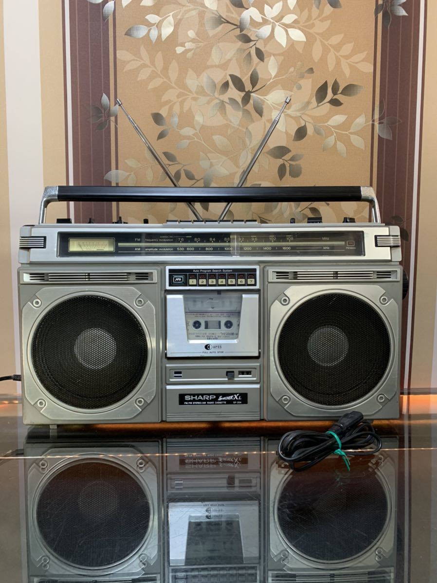 シャープ SHARP SEARCH XLラジカセ GF-204 ラジオ付ステレオ